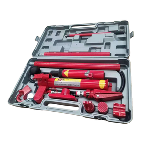 10 Ton Hydraulic Porta Power Kit Heavy Duty Auto Body Repair Jack <b>Dent</b> <b>Puller</b> Frame Straightening Tool Set - Product Image 3