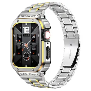 mens luxury wrist watch heavy band personalized smart watch metal mod modification kit band bands for apple watch ultra 8 49MM