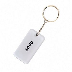 Thermal Transfer Acrylic Keychain Blanks-Recyclable Simple Design Single-Sided DIY <b>Key</b> <b>Rings</b> for <b>Custom</b> Logo Promotional Gifts - Product Image 1