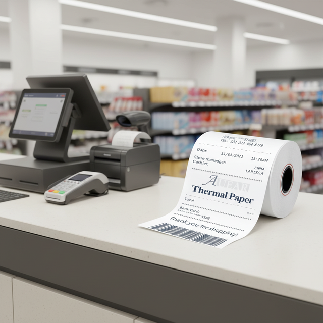Kingcolor Bpa Eco Friendly Pos Atm Thermal Paper Rolls 2 1/4 X 50 Feet 57*40 Mm for Credit Card Receipt and Cash Register
