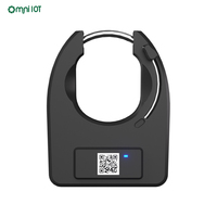Nouveau cadenas de vélo Omni RFID GPS GPRS BLE avec code QR à scanner pour déverrouillage, cadenas de vélo intelligent OGB1 avec deux modes de déverrouillage par application