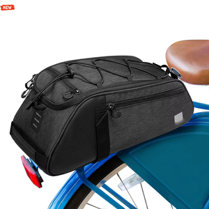 <span class=keywords><strong>Bolsa</strong></span> y Cajas de Equipaje Plegables de Nailon Impermeables para Bicicleta, Portaequipajes Trasero para Accesorios de Viaje - Product Image 1