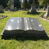 Pierre tombale en granit G654 pour cimetière, personnalisable, faible MOQ, durable, commémoration extérieure, granit gravé de haute qualité
