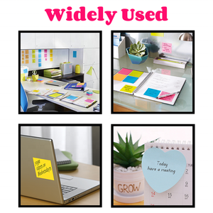 Nhà Máy Bán buôn 76*76 Mét Memo Pads lặp lại tự dính huỳnh quang notepads 3x3 inch dính ghi chú văn phòng/đồ dùng học tập - Product Image 6