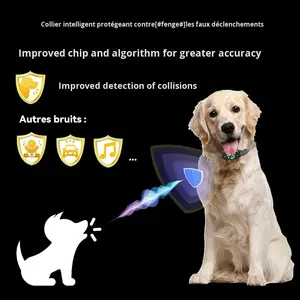 कुत्ते के प्रशिक्षण के लिए स्मार्ट एंटी-बार्क वाइब्रेशन कॉलर नए क्रॉस-बॉर्डर स्वचालित पालतू प्रशिक्षण उपकरण रंग स्क्रीन से बने प्लास्टिक के साथ - Product Image 4
