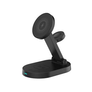 <span class=keywords><strong>Mejor</strong></span> venta <span class=keywords><strong>2023</strong></span> Cargador inalámbrico plegable Cuatro en Uno soporte de luz nocturna Carga inalámbrica - Product Image 2