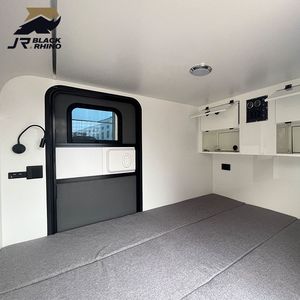 Caravane tout-terrain moderne légère et étanche haute intensité pour camping-car, mini-caravane de voyage sur route, couleur personnalisée - Product Image 3