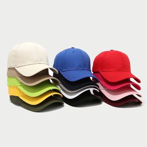 Spring Summer Outdoor Sports Sunhat Solid Color Simple Casual Baseball Cap Structured Cotton 6 Panel Sports <b>Hat</b> - Product Image 1