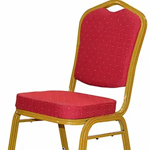 Istiflenebilir sandalyeler düğün yemek Modern ziyafet Metal sandalyeler olay için