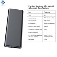 Enregistreur vocal miniature Q31 pour affaires avec clip dorsal – Collection Automne |   Enregistrement 60H, activation vocale, Type-C pour réunions et voyages
