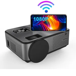 Cheerlux Full Hd Beamer Projector 1080P Wifi Projector Lcd Led Lamp 150 "Inch Movie Projector 2800 Lux Met 50,000 Uur