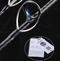 2.88m Popper Popping GT Canne à pêche Appât Casting Rod Deux sections avec Shore Weight 40-80g/60-120g pour la pêche en mer