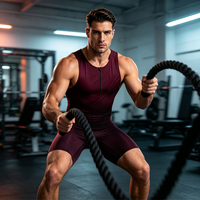 Combinaison de triathlon pour homme, combinaison de triathlon épaisse, combinaison de compétition pour la natation, le cyclisme et la course à pied