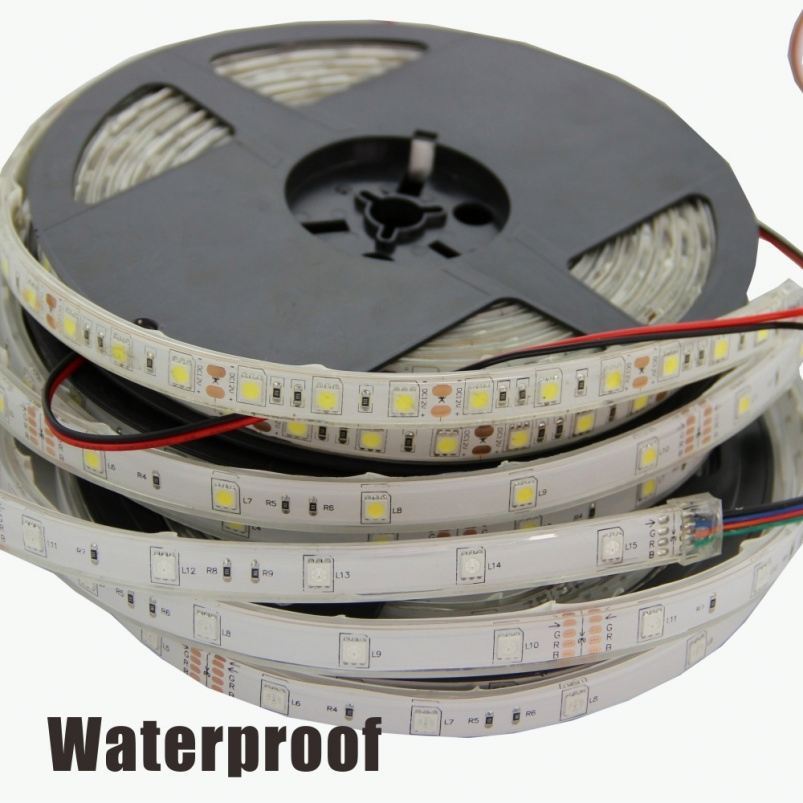 240 LEDs/m RGB 24V SMD5630 IP68 CRI80 Dimmable LED Strip Lighting with Remote Control 3-Year Warranty for Landscape Applications