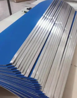 Mantilles VULCAN Offset en caoutchouc naturel bleu, épaisseur 1,96 mm, dureté 78, 4 couches