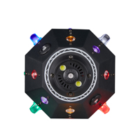 Stormy 200W RGBW Tête Mobile LED Pinspot Scanner Lumière pour DJ Disco Room Laser Décor avec Robot DMX Control Stage Lights