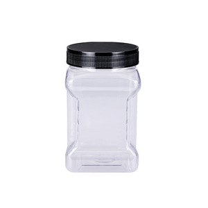 Trong Suốt Pet Nhựa Thức Ăn Vật Nuôi Chai Cho Các Loại Hạt Hạt Hàng Khô <span class=keywords><strong>Cyber</strong></span> Người Nổi Tiếng Thực Phẩm <span class=keywords><strong>Jar</strong></span> - Product Image 5