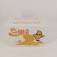 Boîte creuse en PP de 3 mm d'épaisseur, résistante aux chocs, écologique, imperméable, avec logo personnalisé, de qualité alimentaire, pour l'exportation de mangues