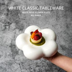 Piatti occidentali ristorante hotel fiore piatti in ceramica cibo a forma speciale piatti freddi creativi per la <span class=keywords><strong>gastronomia</strong></span> molecolare - Product Image 4