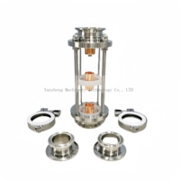 Colonne de distillation en verre variée, composants essentiels pour appareil domestique, pompe en acier inoxydable de qualité alimentaire pour boissons