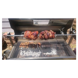 <span class=keywords><strong>Asador</strong></span> Giratorio Resistente de Acero Inoxidable, Altura Ajustable, para Exteriores, Camping y Barbacoa - Product Image 5