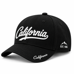 Fabricant de chapeaux, chapeau de golf à visière incurvée, casquettes Dandy en coton, 6 panneaux, casquette snapback personnalisée, chapeaux avec logo personnalisé - Product Image 4