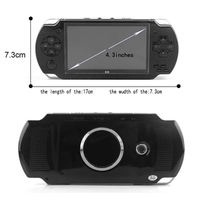Cổ Điển 4.3 Inch Cầm Tay Trò Chơi Giao Diện Điều Khiển X6 Xách Tay Trò Chơi Giao Diện Điều Khiển 8GB Với 2000 Trò Chơi Miễn Phí - Product Image 2