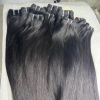 Extensions de cheveux lisses de haute qualité, cuticules alignées, cheveux Remy, double trame, 100g, cheveux humains vietnamiens 100% naturels