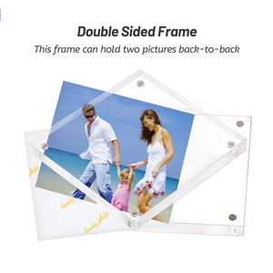 <span class=keywords><strong>Acrylic</strong></span> khung ảnh tự đứng ngang nam châm <span class=keywords><strong>Acrylic</strong></span> khung thiết lập cho Tabletop hiển thị - Product Image 4