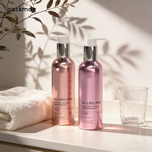 Flacon cosmétique en aluminium de qualité supérieure pour lotion, soin de la peau, shampoing - Grande capacité, usage quotidien, conteneur vide, pompe à lotion, personnalisable - Product Image 2
