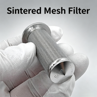 Filtro Sinterizado de Acero Inoxidable 316 316L de Alta Eficiencia, Filtro de Malla Sinterizada para Filtración de Alimentos y Bebidas