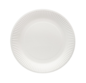 5.1 Inch White Round Paper Plate Disposable Light <b>Weight</b> Non Toxic <b>Small</b> Plates for Appetizers and Party Snacks - Product Image 1