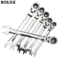Set 12pcs Kunci Pas Ratchet Serbaguna Kepala Dapat Digeser dan Tetap, Kunci Torx, Kunci Pas Tangan, Perkakas Reparasi Mesin Cepat, Kunci Pas Otomatis