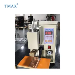 TMAX 브랜드 18650 배터리 팩 공압 스폿 용접기 니켈 탭 용접 기계 장비 원통형 셀 어셈블리