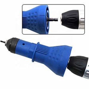 7 יח'\סט מ "מ פורל אגוז כלי riveting 2.4 מ" מ-4.8 מ "מ מקדוח מתאם העברת גרעין אגוז אלחוטי עבור אקדח הציפורן - Product Image 2