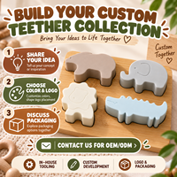 Blocs de construction empilables en silicone pour bébé, ensemble de puzzles souples 0-6 mois, jouet éducatif Montessori pour l'empilage et le tri des nourrissons