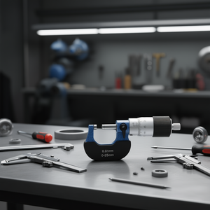 Fervi External <b>Micrometer</b> 0-25mm 0.01mm Precision Measurement Tool - Product Image 3