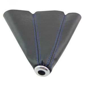 Car Gear <b>Shift</b> <b>Knob</b> Cover Universal PU Leather Black Ergonomic Design - Product Image 4