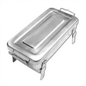 Olla para esterilización manual de instrumentos quirúrgicos con soporte, contenedor para uso en quirófano, personalizable, para los mejores instrumentos - Product Image 3