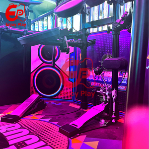 Batterie électronique professionnelle d'arcade Roland à peaux en mesh, à monnayeur, simulateur de jeu de rythme musical de jazz, en métal, version anglaise - Product Image 3