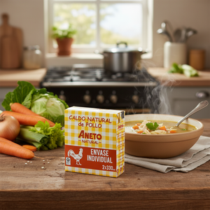 Mejor venta 12X330ml Ingredientes puros nutritivos Caldo de sopa de pollo fresca natural para venta al por mayor - Product Image 3