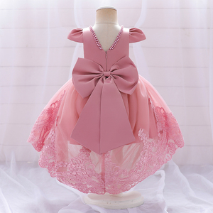 Robe tutu pour filles et enfants MQATZ, robe de fête d'anniversaire en mousseline de soie avec broderie de perles sur le col, prix de gros T2021XZ - Product Image 3