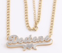 Collar con colgante de nombre angelical para niños, joyería personalizada, regalo