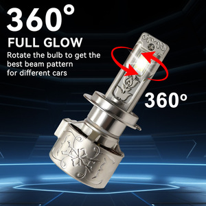 JHS หลอดไฟหน้ารถ H4 LED แบบอะลูมิเนียมทั้งหมดสำหรับรถยนต์หลอดไฟหน้ารถยนต์ LED H11 <span class=keywords><strong>HB3</strong></span> 9005 9006 H4 H1 H3 - Product Image 3