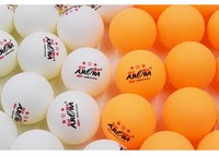 Balles de tennis de table ABS 40+ 1 étoile 3 étoiles pour compétition et entraînement, lot de 60 balles en seau, jaunes et blanches, durables, pour l'exportation