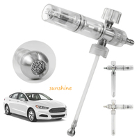 Bouteille de pulvérisation de mousse de savon haute pression SS 35ml avec connecteur rapide 1/4 "Lance de mousse réglable pour le nettoyage de la voiture