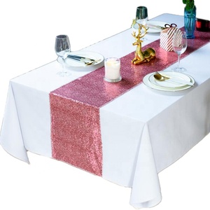 Decorazioni della tavola del partito 12x108 pollici corridore della tabella dello zecchino per nozze - Product Image 2
