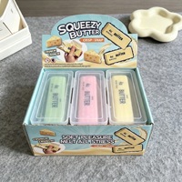 WOWEI Best-seller Squishies croustillants en forme de bâton de beurre à rebond lent, en pâte croustillante, jouet anti-stress super apaisant