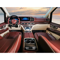 Mercedes Sprinter V-Class, intérieur luxueux, tableau de bord, console centrale, style design professionnel, kits d'intérieur en cuir