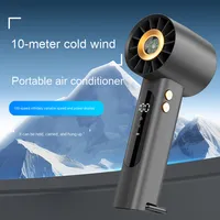 Ventilateur portatif JLD168 pour le camping en plein air, la randonnée, l'alpinisme, boussole portable, crochet de bureau, sac suspendu, ventilateur portatif à grande vitesse
